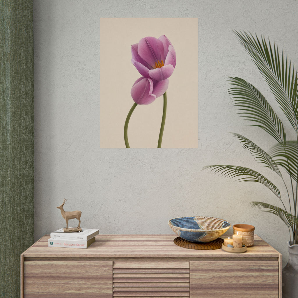 Purple Tulip Print