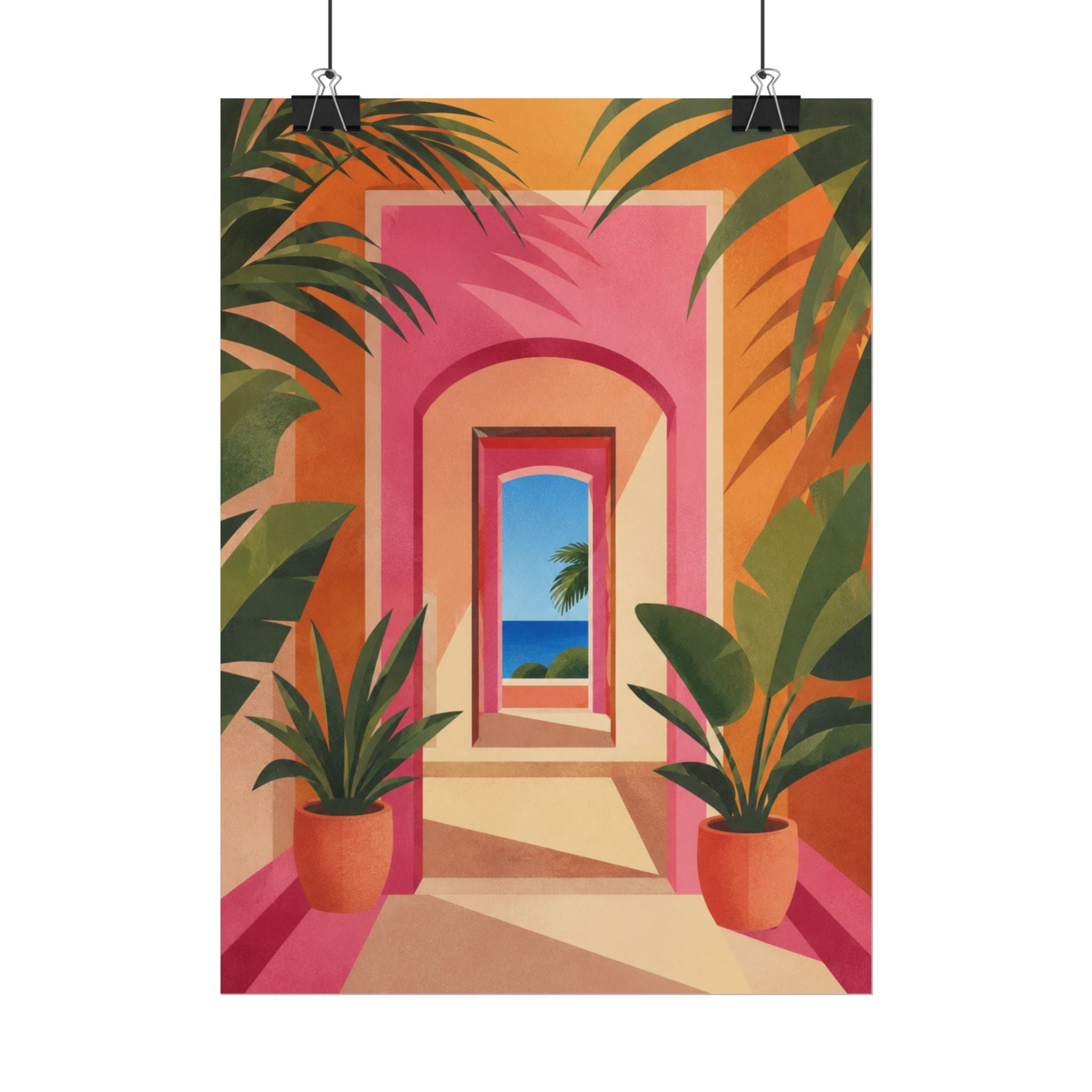 Tropical Archway Print
