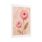 Pink Ranunculus Watercolor Print