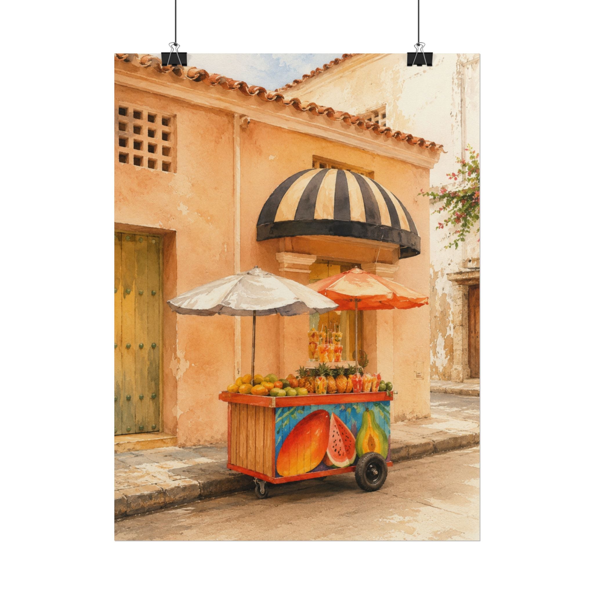 Melon Street Cart Print
