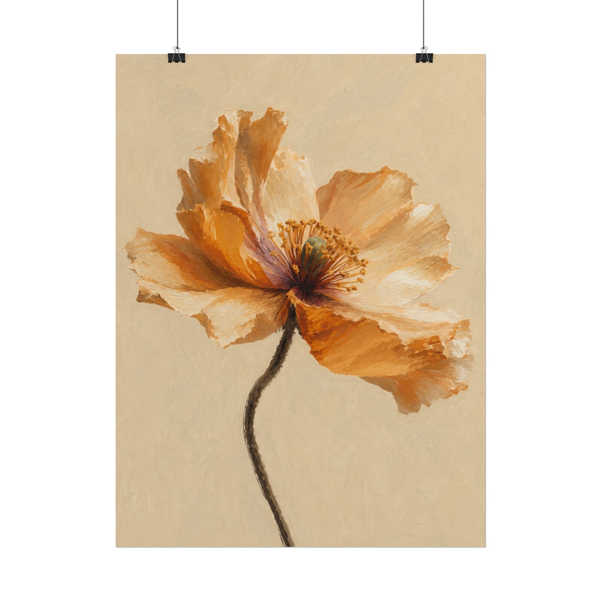 Golden Poppy Print