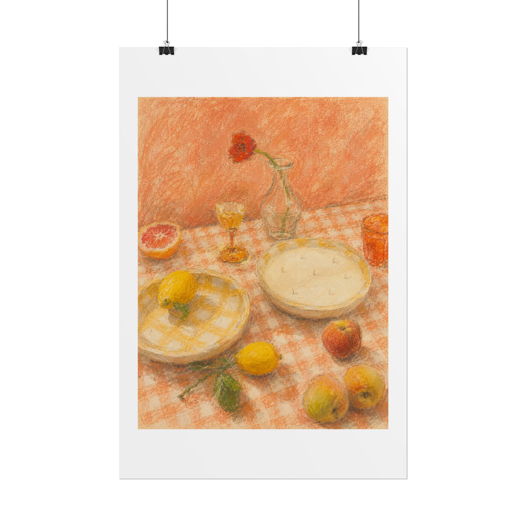 Citrus Table Print