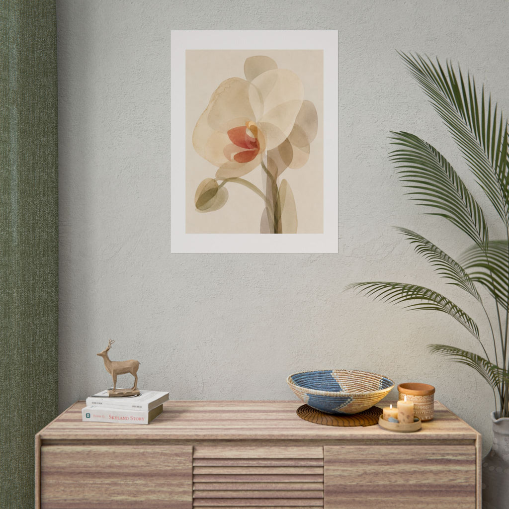 Soft Abstract Flower Print