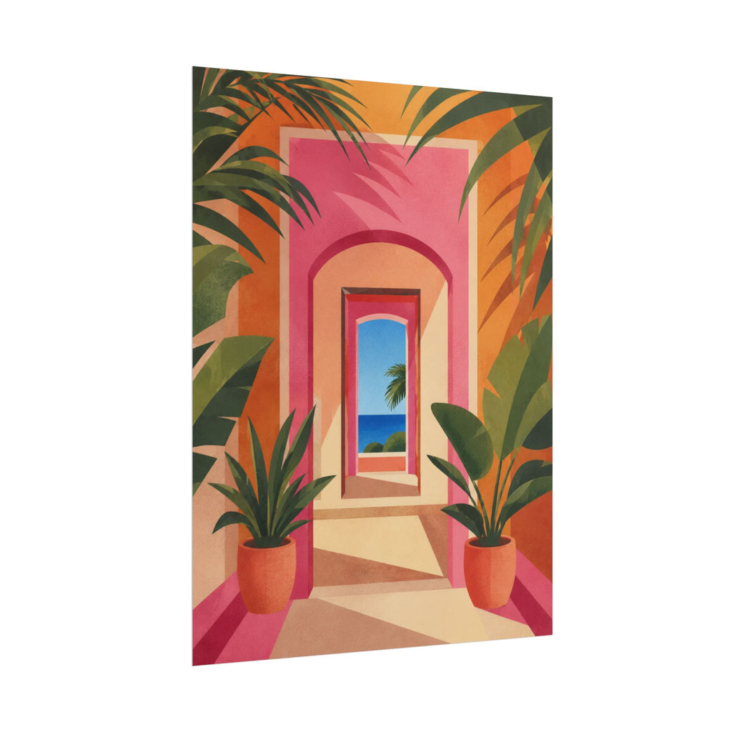 Tropical Archway Print