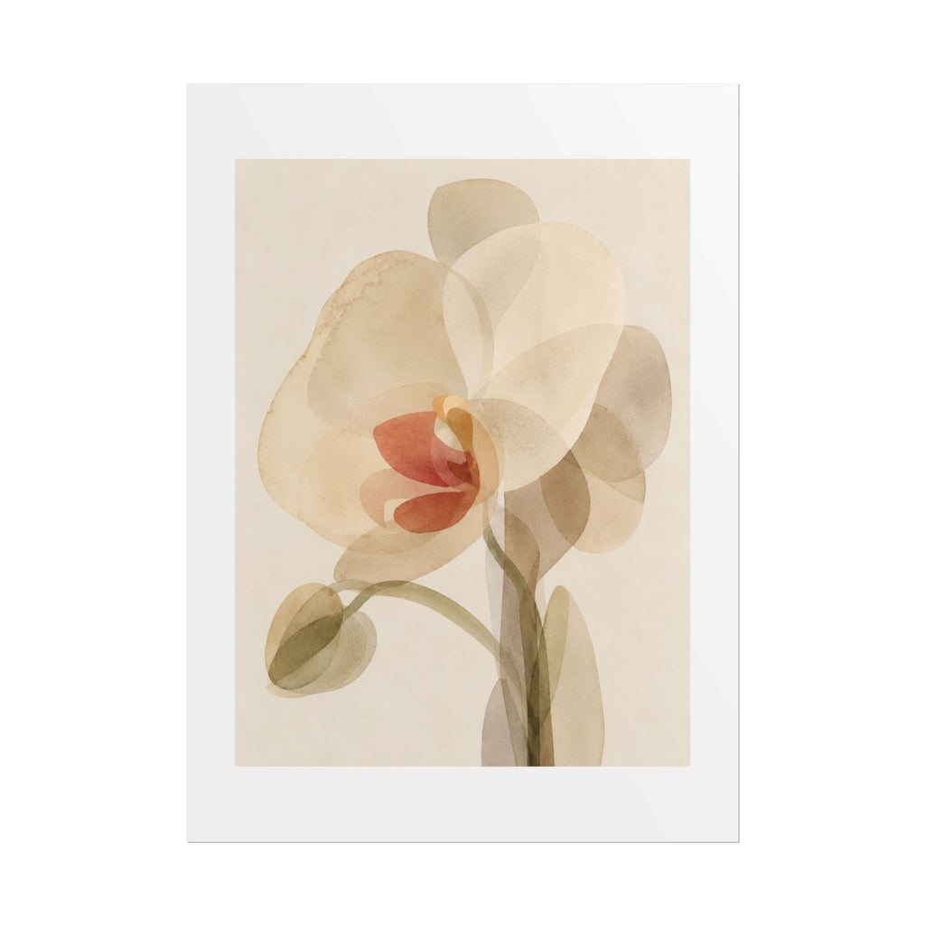 Soft Abstract Flower Print