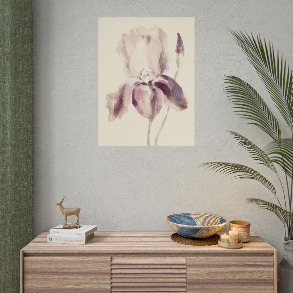 Purple Iris Print