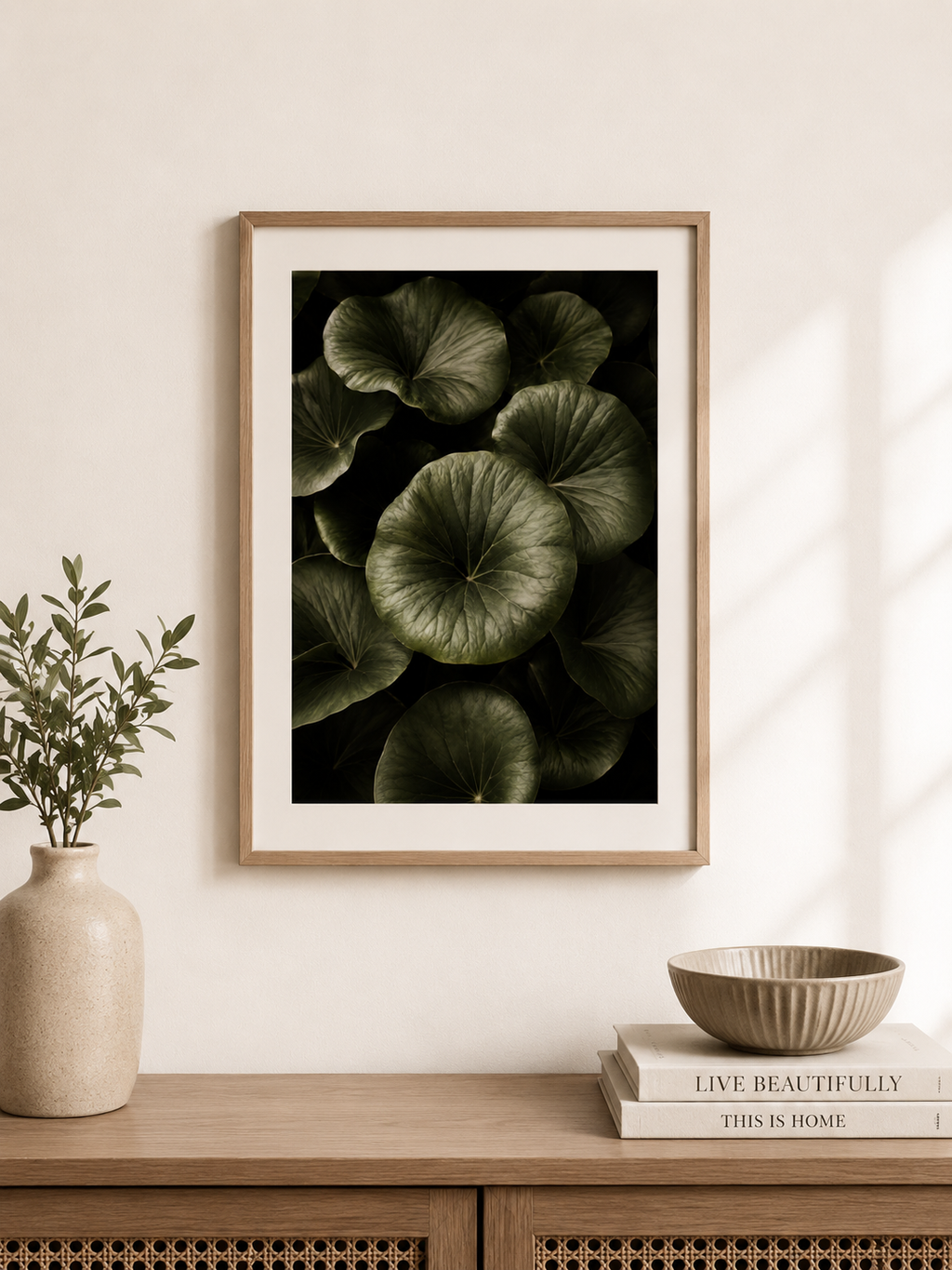 Round Leaf Botanical Print