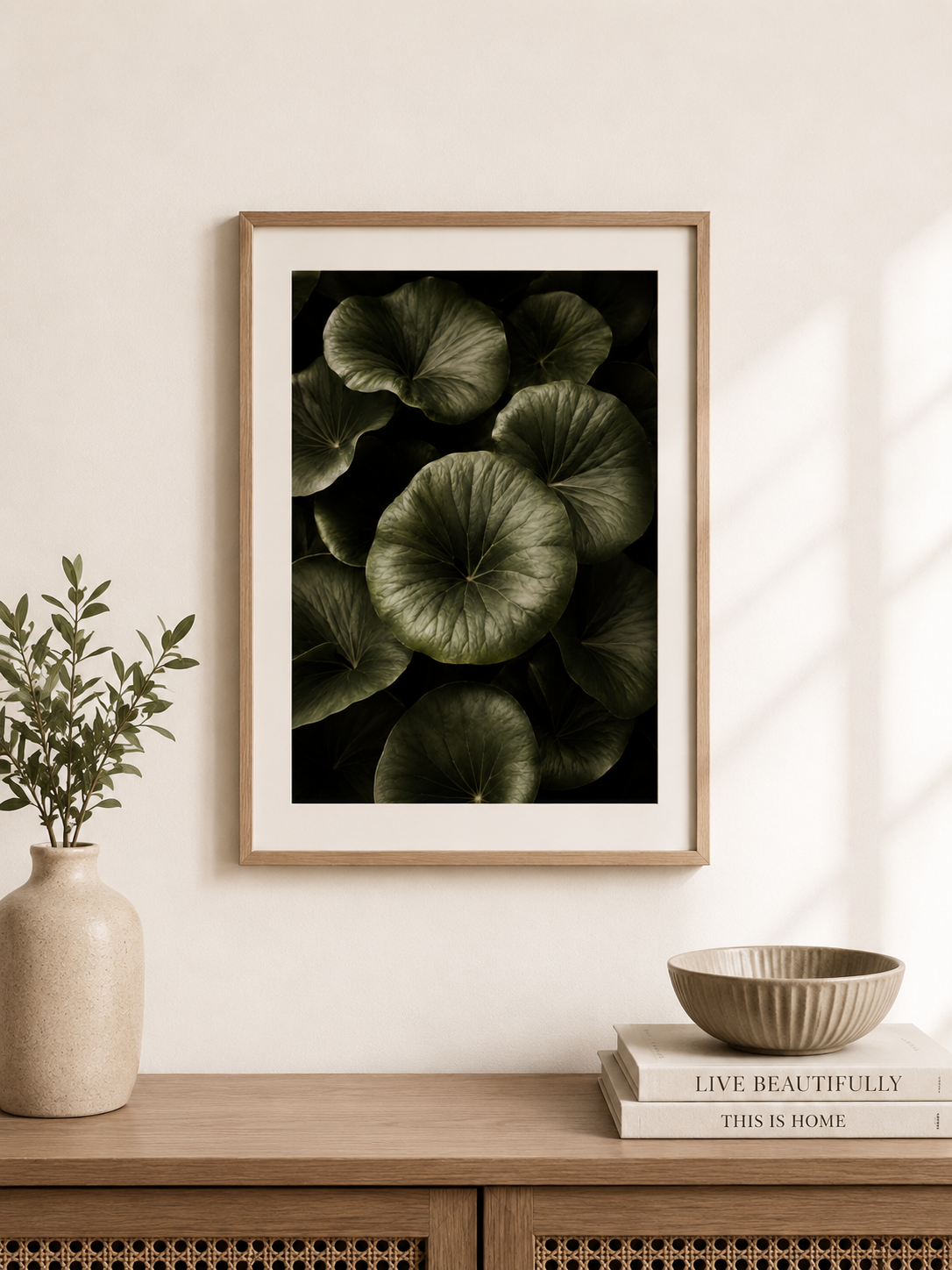 Round Leaf Botanical Print