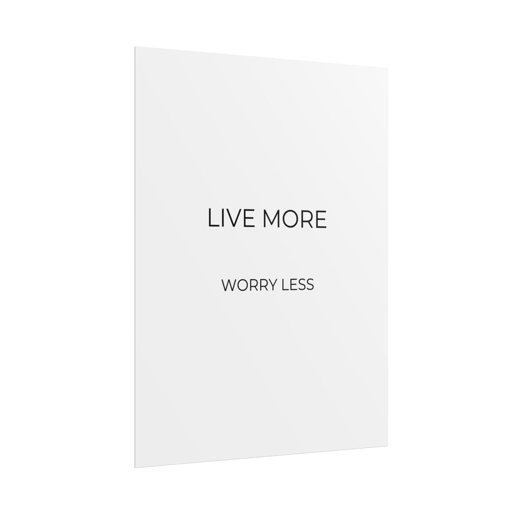 Live More Print