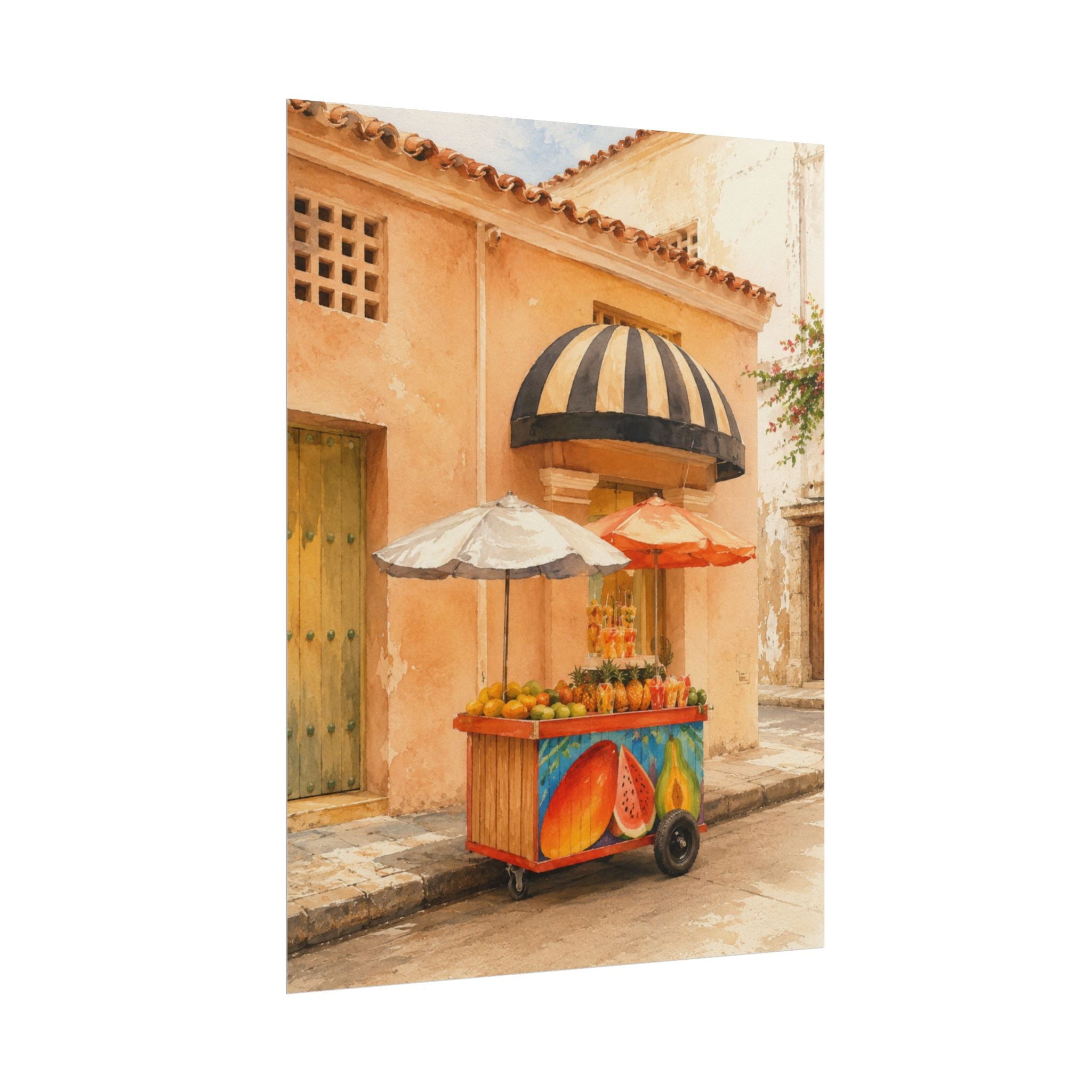 Melon Street Cart Print