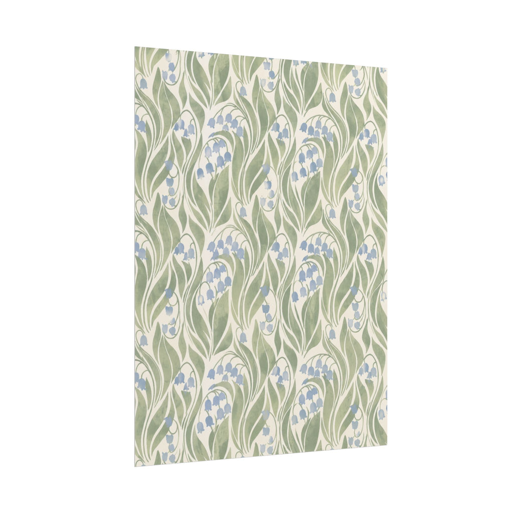 Green Floral Pattern Print