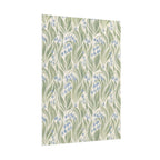 Green Floral Pattern Print