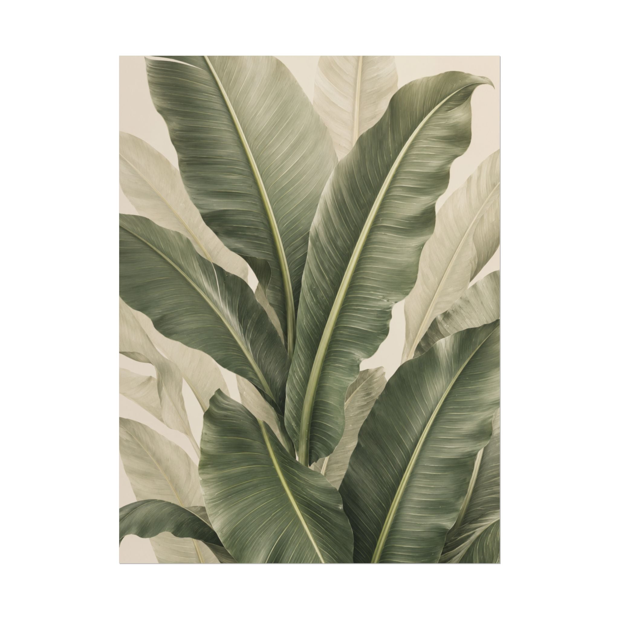Banana Leaves Print