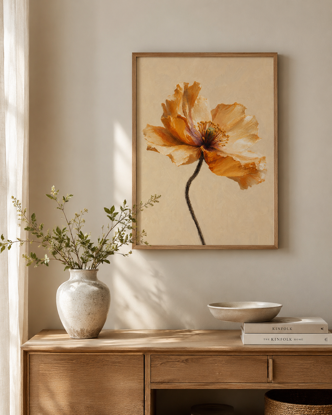 Golden Poppy Print