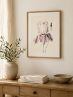 Purple Iris Print