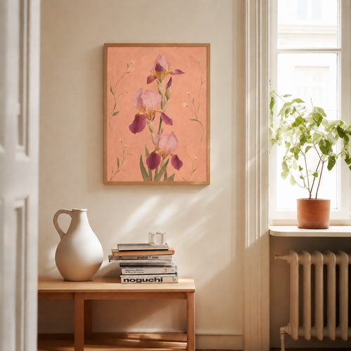 Blush Iris Print