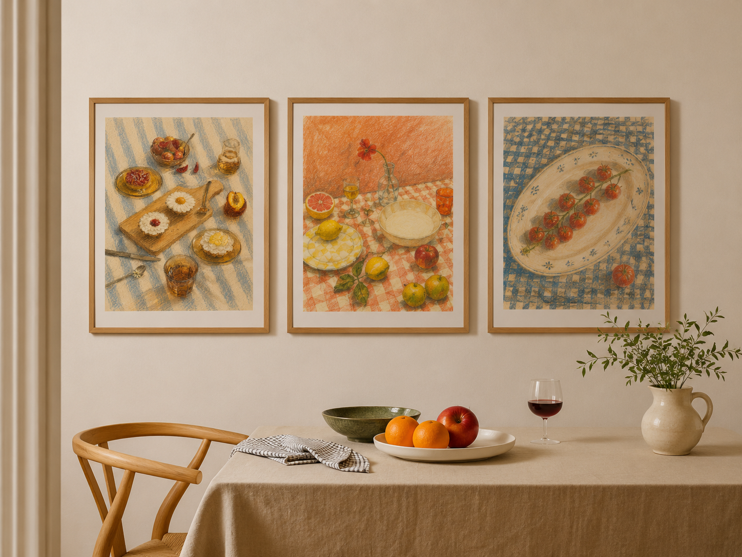 Citrus Table Print