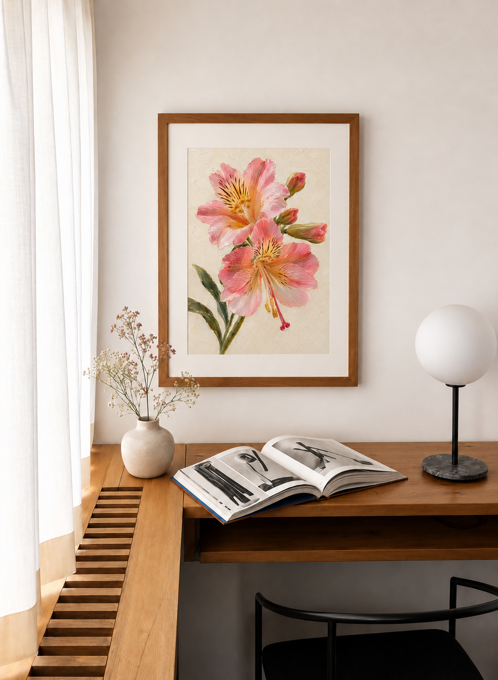 Pink Hibiscus Print