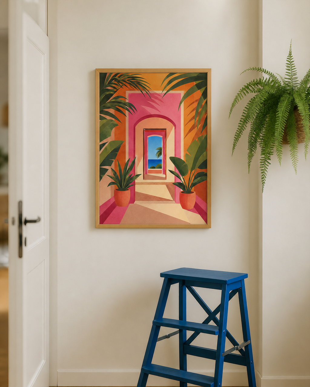 Tropical Archway Print