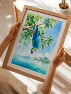 Tropical Parrot Print