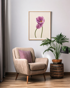Purple Tulip Print