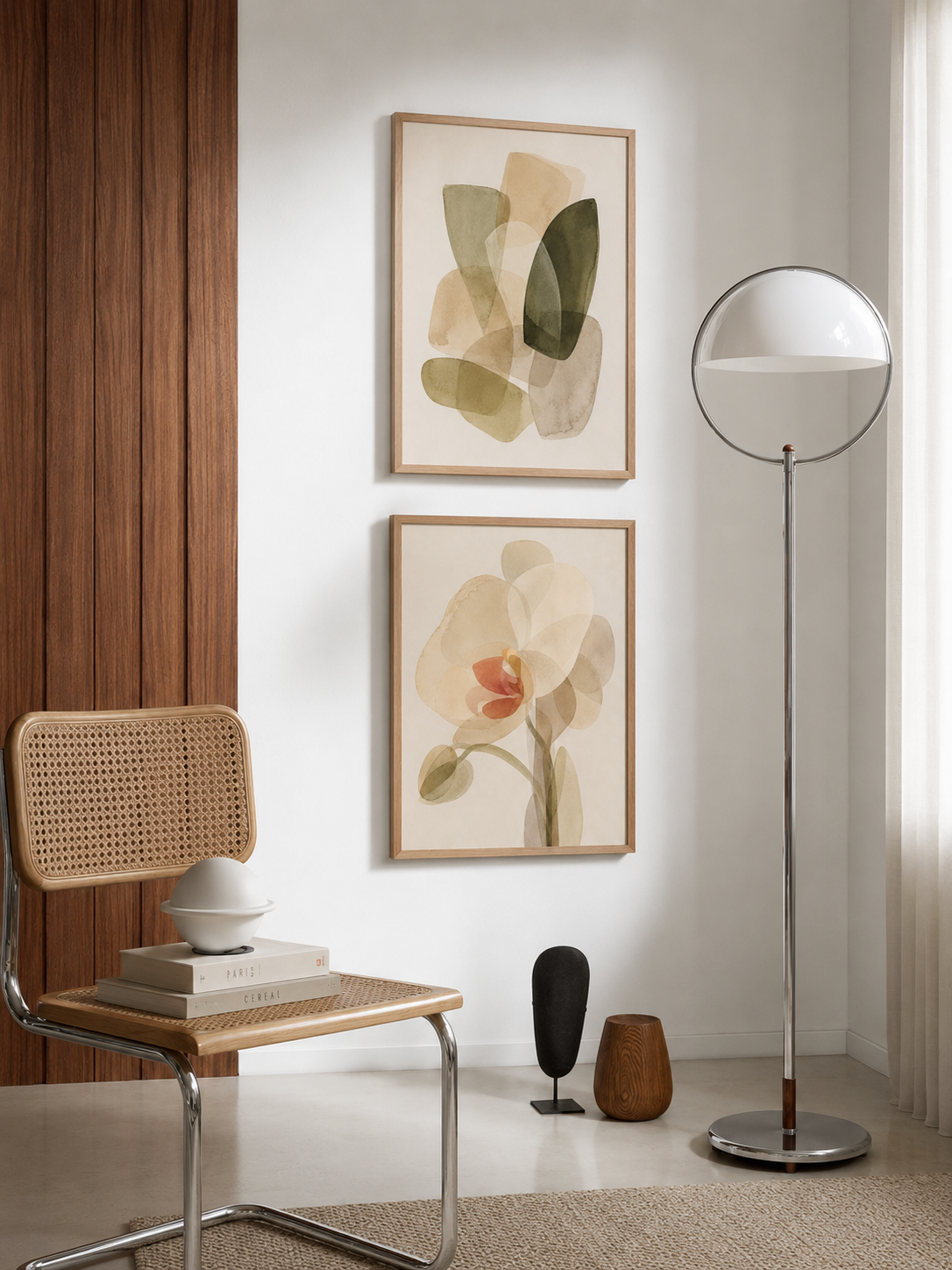 Soft Abstract Flower Print