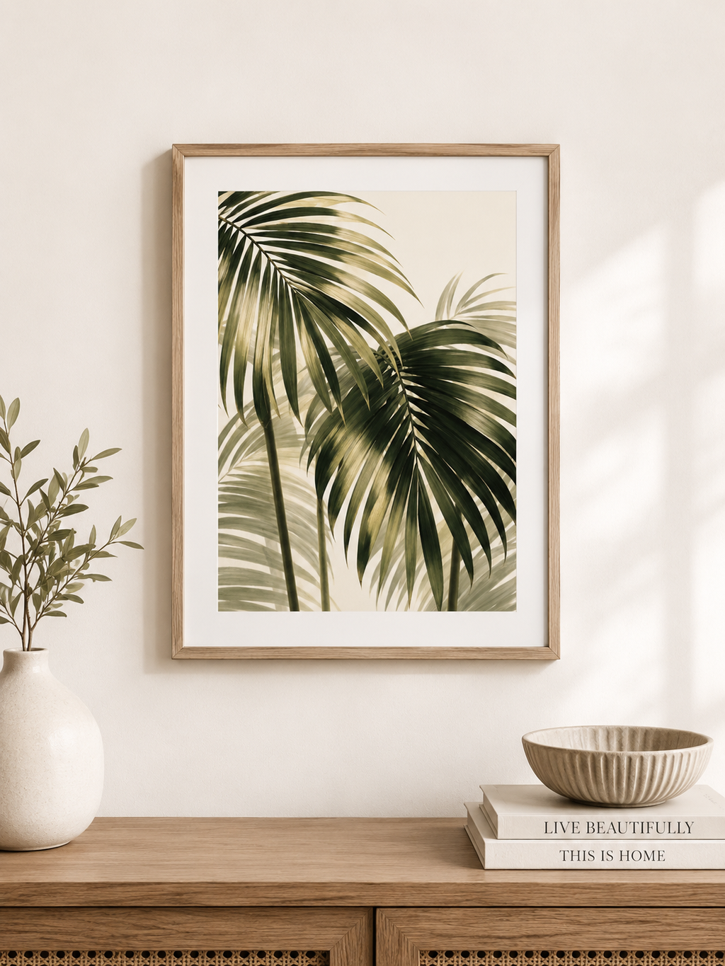 Palm Frond Print
